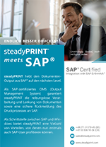 steadyPRINT meets SAP