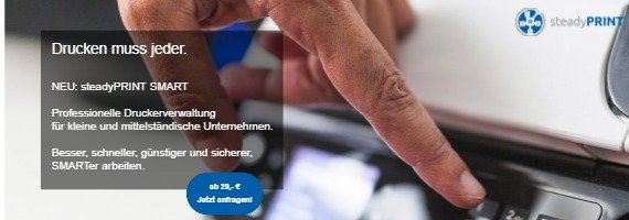 steadyPRINT SMART - für kleine und mittelständische Unternehmen